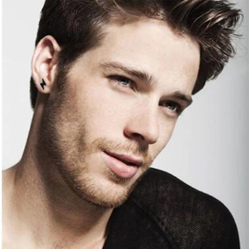 Уникальные крутые серьги гвоздики с подсветкой 2020 модные мужские и женские Для