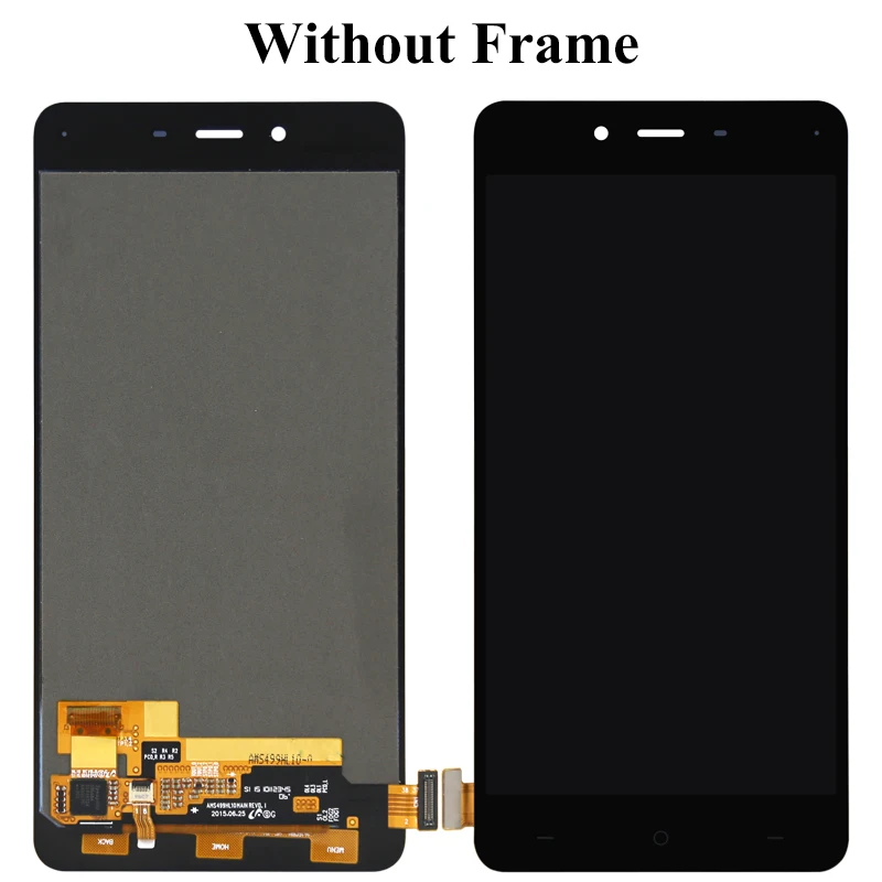 Класс для Oneplus X E1003 ЖК дисплей с сенсорным экраном в сборе Замена рамкой LCD 1 +