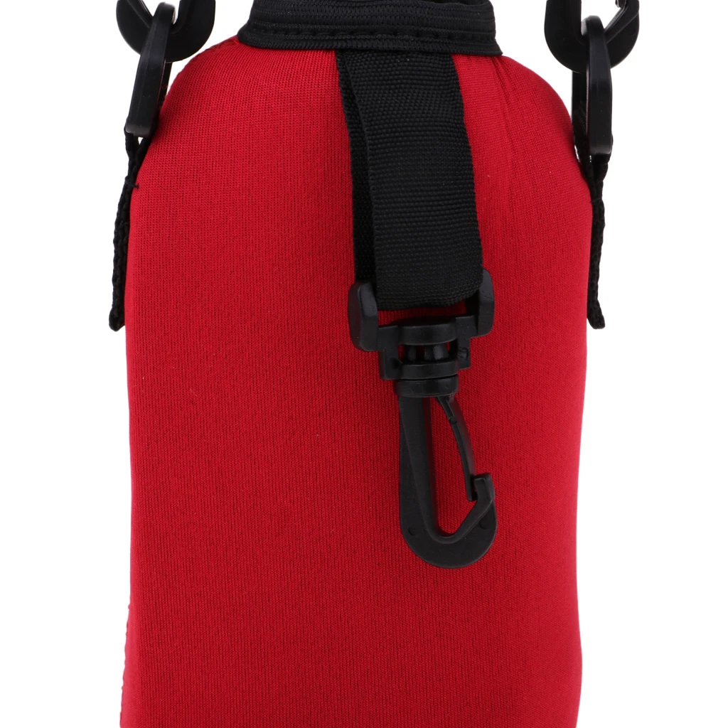 Perfeclansports Store-2pcs Спортивная бутылка для воды держатель рукав сумка чехол красный 750 мл
