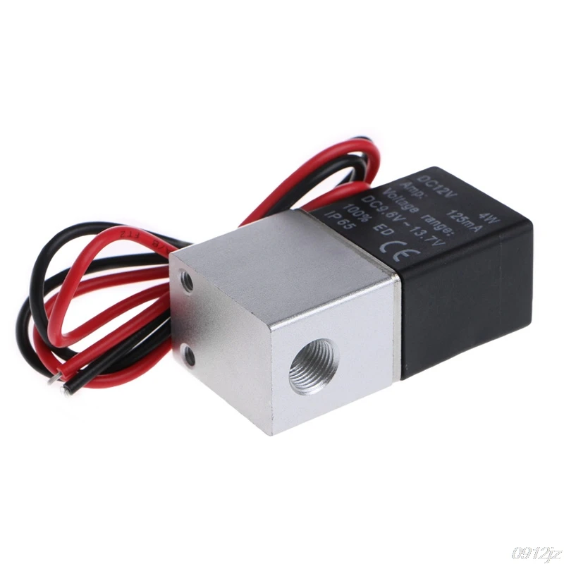 Нормально закрытый Соленоидный клапан 2V025 06 12V DC 1/8 &quotпровод высокого качества