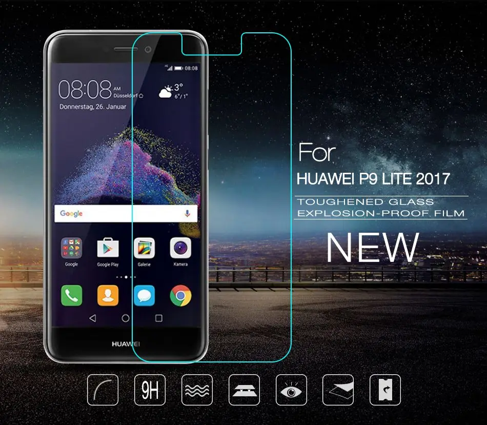 9H закаленное стекло для Huawei Honor 6 7 8 4C 5C 4X 5X 6X 5A LYO-L21 Y3 Y5 Y6 2 II Pro Ascend P6 P7 P8 P9 Lite 2017 P10