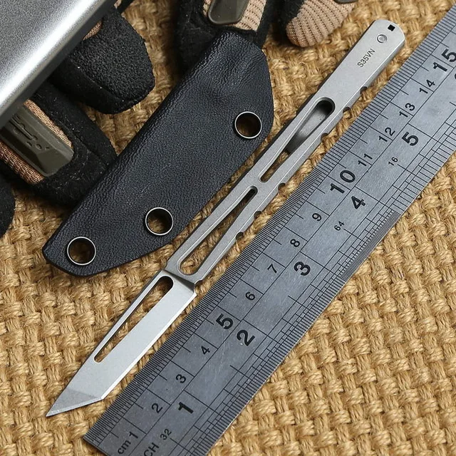 Тактический нож с фиксированным лезвием II CPM S35vn охотничий прямой KYDEX ножи для
