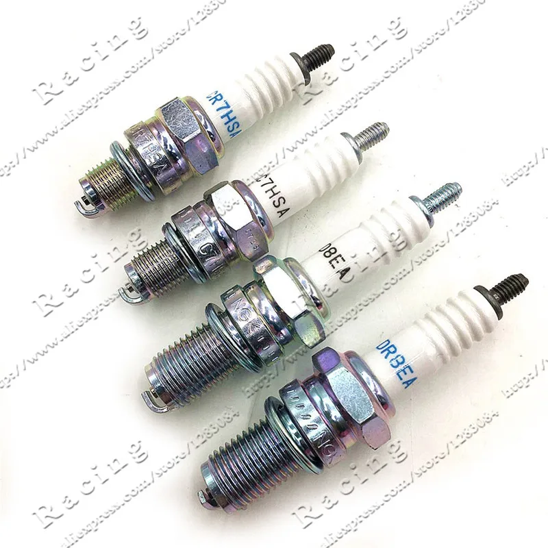 Свеча зажигания CR7SHA#4549 C7HSA#4629 D8EA#2120 DR8EA#7162 для NGK 4 тактный двигатель, Dirt Pit Bike ATV, мотокросс