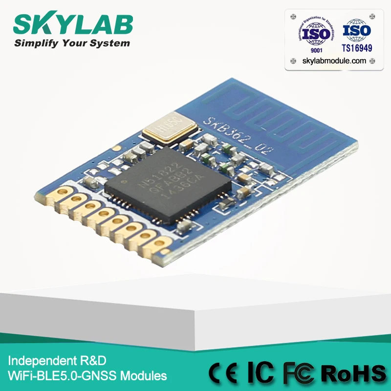 SKYLAB SKB362 CE/FCC/RoHS 70m длинный радиус действия Bluetooth BLE nRF51822 модуль Tag Beacon|ble module|ble bluetoothble