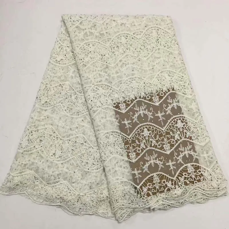 Стильный черный Африканский шнур кружева высокого качества 2018 Французский