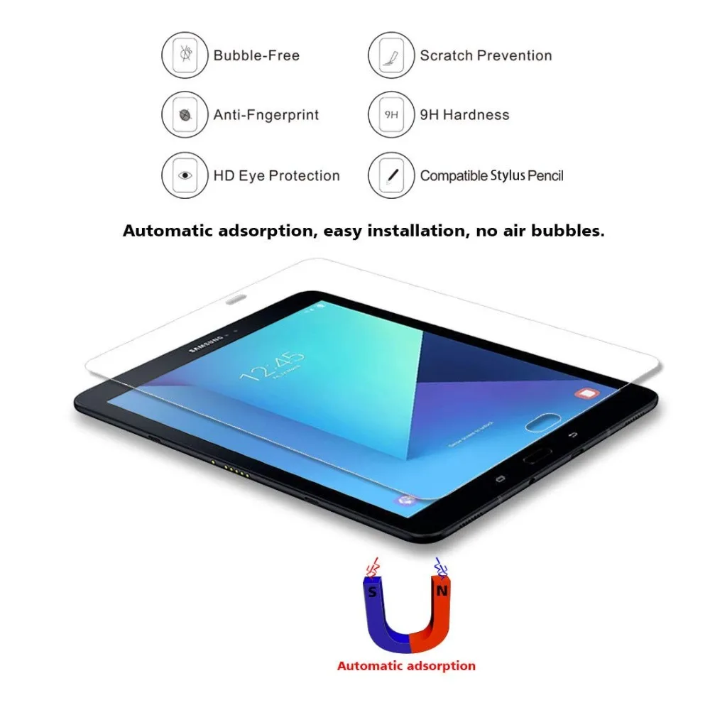 Tempered Glass For Samsung Galaxy Tab S3 9.7 T820 T825 S2 T810 T815 8.0 T710 T715 S 10.5 T800 T700 Tablet Screen Protector | Компьютеры и