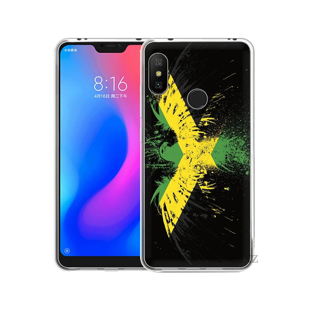 Чехол для телефона Xiaomi Redmi Note 3 4 4X 5 6 5A Prime Pro Jamaica National Flag hard pc|Чехлы-накладки| |