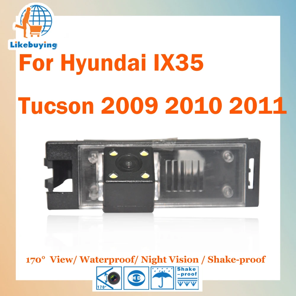Камера заднего вида с CCD HD 1/4 цвета парковочная камера для Hyundai IX35 Tucson 2009 2010 2011