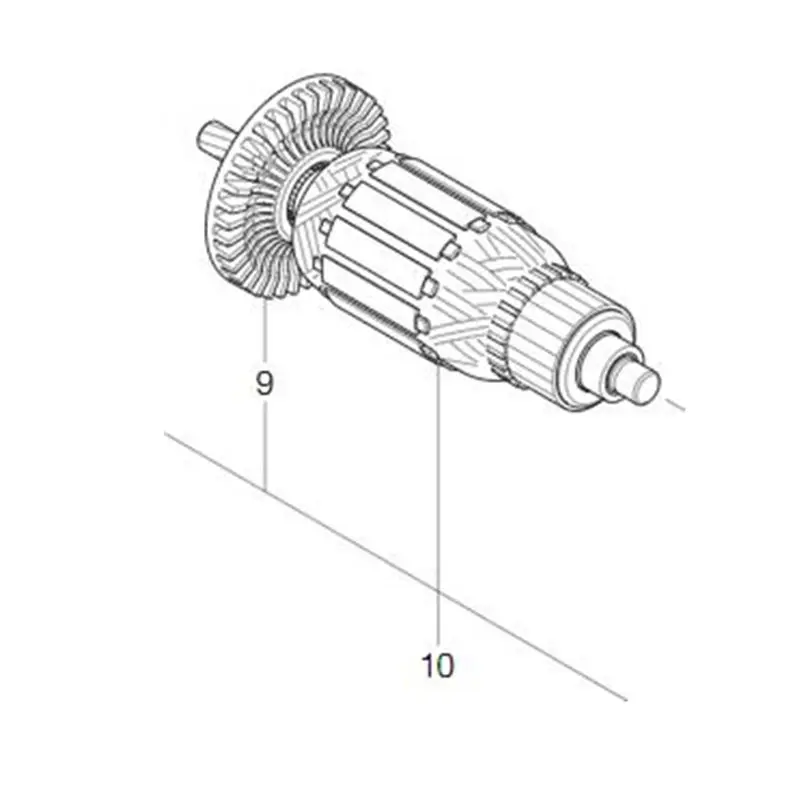 

Арматура 220-240В 515873-3 ротор для Makita M6500B MT652