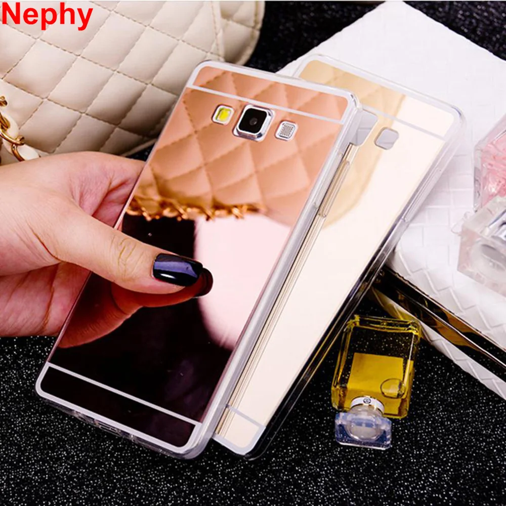 Nephy чехол для Samsung Galaxy A J 7 A5 A7 J7 2016 A710 J510 J710 Duos зеркальный блестящий бампер|case for samsung