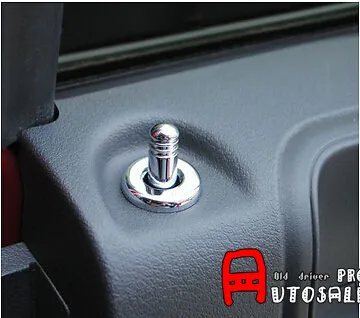 For Jeep Compass 2011 2012 2013 2014 2015 Interior Chrome Door Lock Pin Pins Decorative Cover Trim 4pcs | Автомобили и мотоциклы