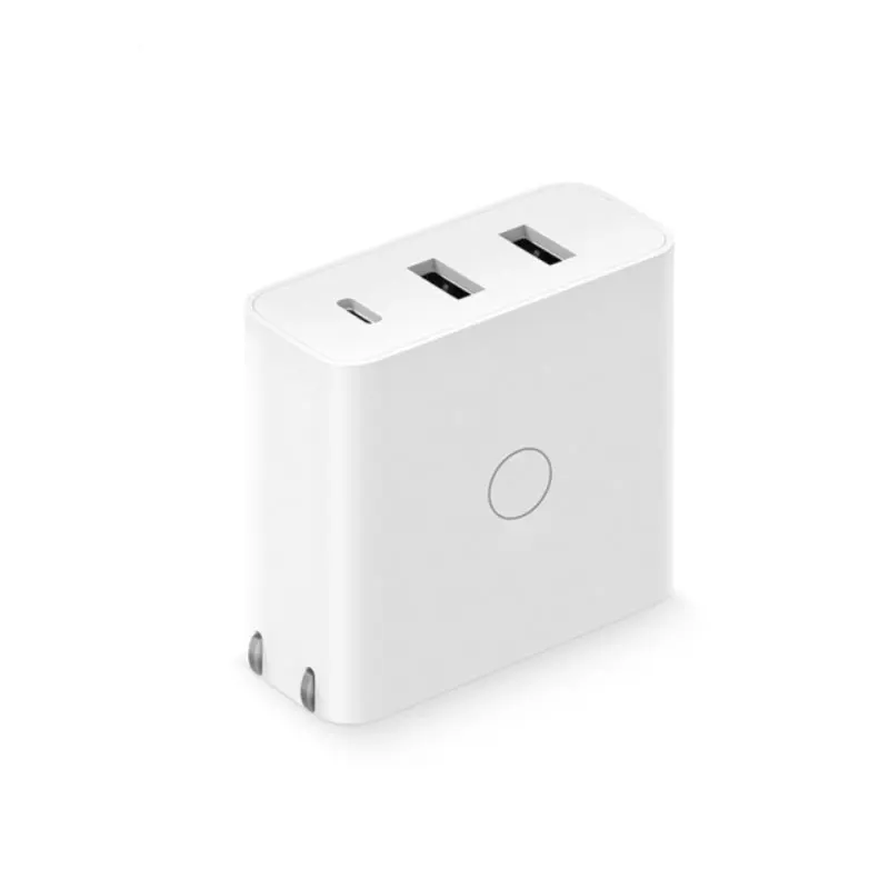 Портативное быстрое зарядное устройство USB 65 Вт настенное для ZMI iPhone X Pad Mookbook Xiaomi