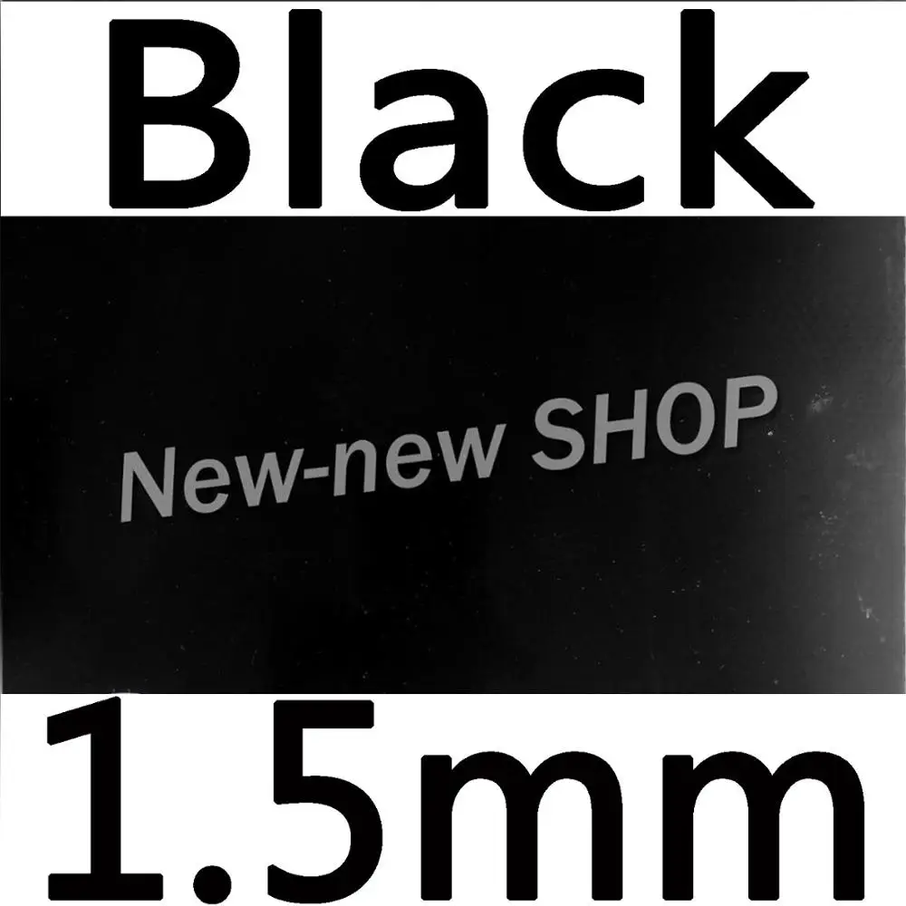 Black 1.5mm 729 супер FX черный пипс в резиновой с черной губкой для настольного тенниса резиновый для ракетки пинг понг - Цвет: Black 1.5mm