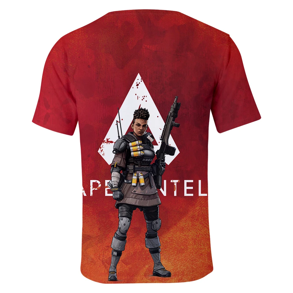 Aikooki 3D Apex Legends футболки для мужчин/женщин Летняя футболка с короткими рукавами футболка для мальчиков/девочек Apex Legends дышащая крутая дизайнерская футболка