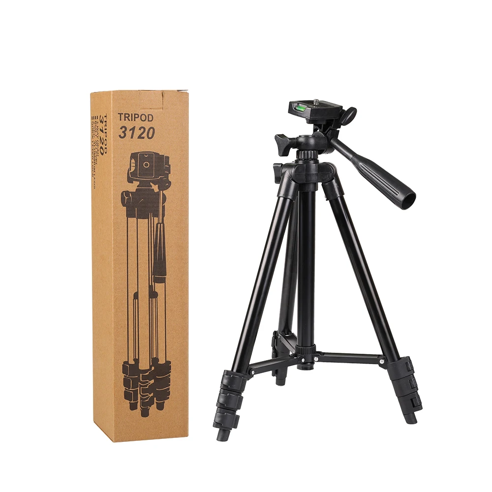 Kaliou штатив 3120 с 3-полосной головкой для Nikon D7100 D90 D3100 DSLR sony NEX-5N A7S Canon 650D 70D 600D с сумкой для переноски