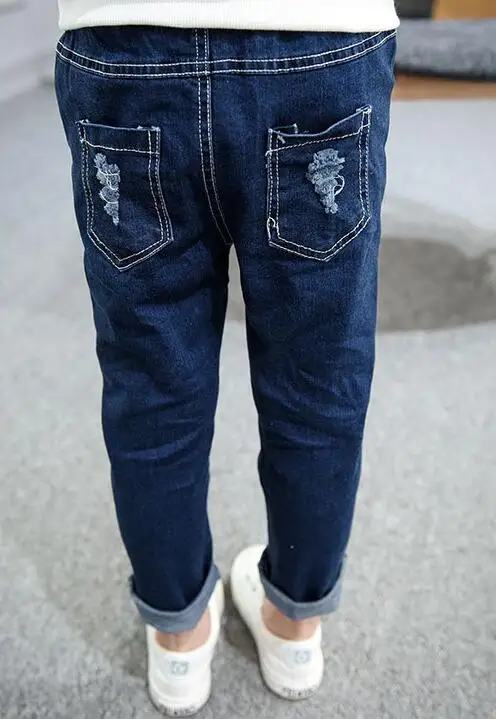 Детские штаны с изображением куклы 2016 осенние джинсы для маленьких мальчиков и