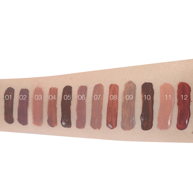 Жидкая помада MISS ROSE матовый водостойкий блеск для губ ню стойкий Увлажняющий