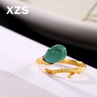 100 genuine s925 sterling silver chinese style hand made gem vintage rings women luxury valentines day gift jewelry jzcn 18012