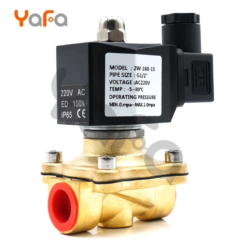 AC110V 220V 380V DC12V 24V G3/8 &quotG1/2&quot G3/4 &quotG1&quot Φ/4 &quotΦ/2&quot электромагнитный клапан водяной