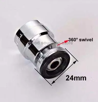16/18/20/22/24/28 мм Мужской Женский нитки латунь аэратор - Цвет: 24mm male swivel
