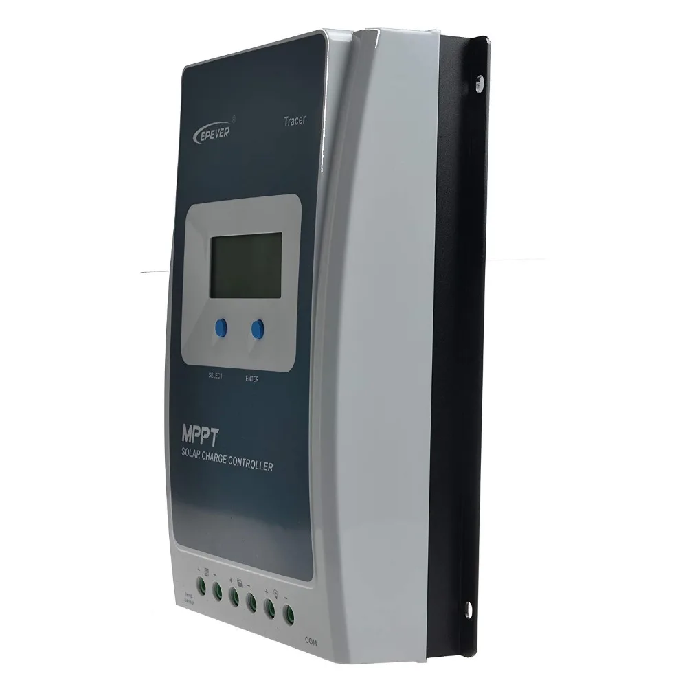 EPever 40A MPPT LCD контроллер солнечного заряда ПК связь 12В 24В Солнечная Панель зарядное