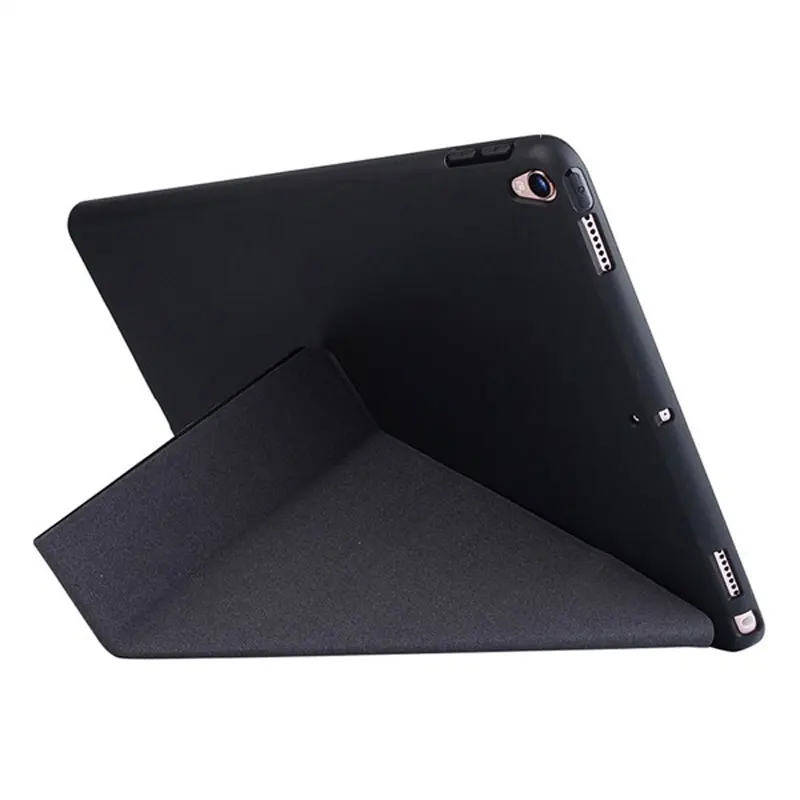 Soft Tablets Case For iPad 5 6 8 9.7'' TPU Smart Wake Sleep Multi-folded PU Leather Protective Cover 2018 9.7 Inch | Компьютеры и