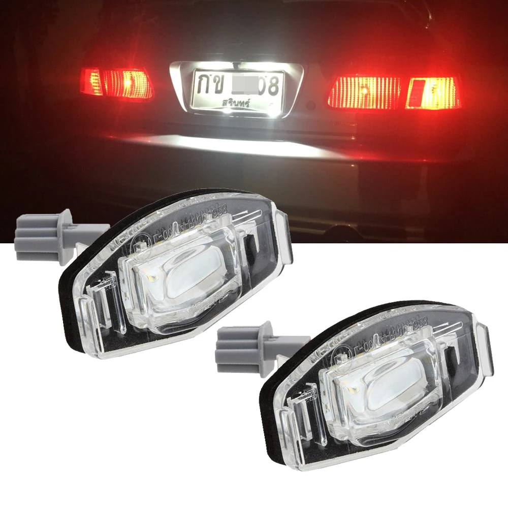 Супер яркие 18 SMD OEM сменные светодиодные лампы номерного знака для Acura MDX RL TL TSX ILX