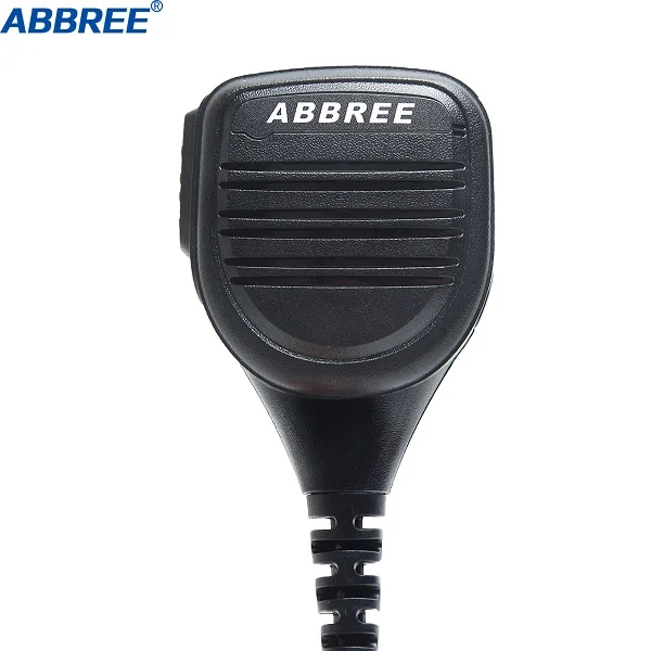 1pcs ABBREE AR-760 PTT непромокаемые плеча Динамик микрофон для Kenwood TYT Baofeng двухстороннее радио UV-5R BF-888S UV-82 иди и болтай Walkie Talkie - Цвет: 1pcs