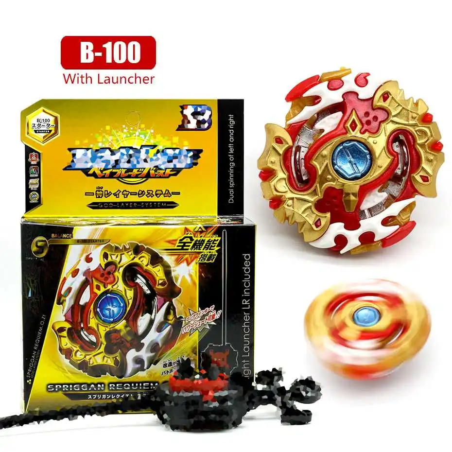 B-100 BeyBlade Burst B-122 пусковая установка для слива Fusion burst giroscopio Attack Pack bey blade игрушки для детей beyblade burst evolution - Цвет: B-100