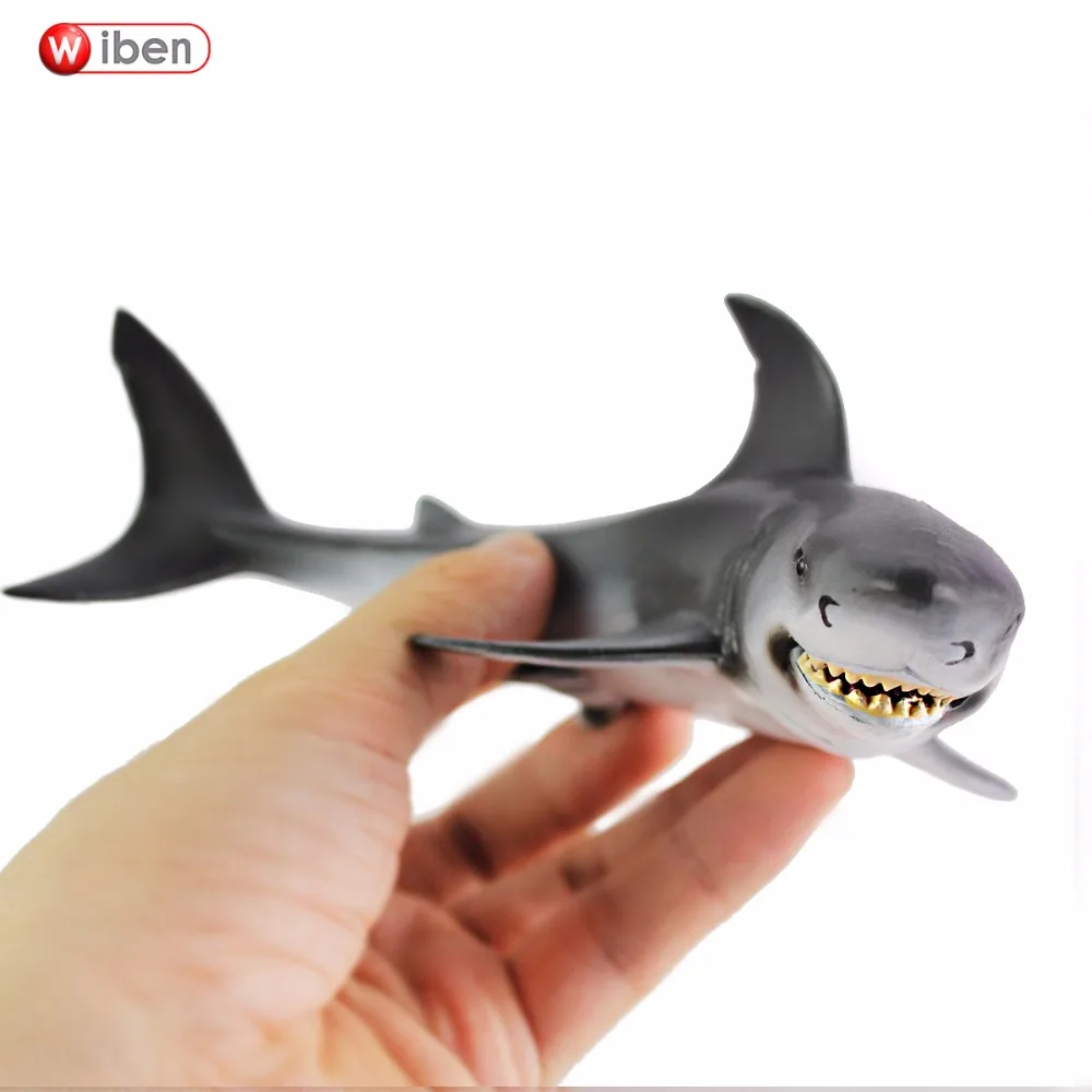 Wiben Sea Life большая белая акула моделирование животных модель действий и игрушка