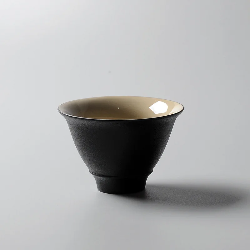 Набор черных керамических чашек Gaiwan в античном стиле набор чайных Tureen Ceremony для