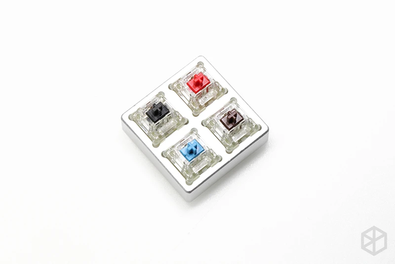 MT RGB C 4 Switch Тестер переключателей с алюминиевым основанием cherry kailh outemu ttc ysa greetech otm Красный Синий Коричневый Черный Зеленый Оранжевый rgb pro speed heavy - Цвет: MT RGB C 4 Switch