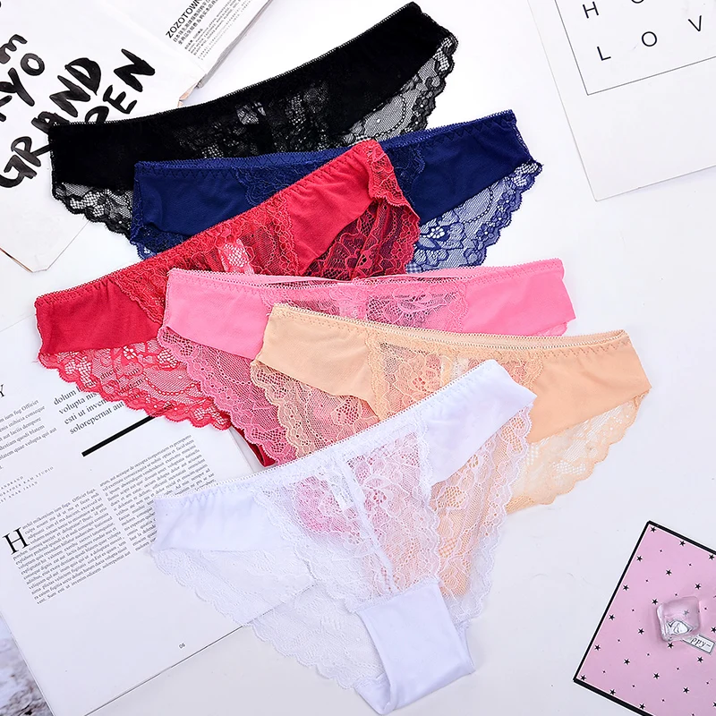 Innsly нижнее белье женское кружевные трусы из мягкого хлопка с ластовицей 3