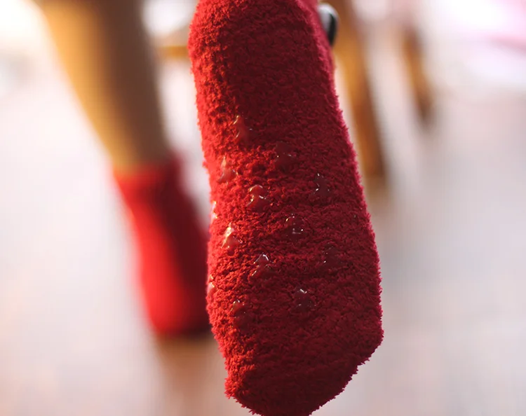 Высококачественные зимние рождественские носки для взрослых утепленные женские