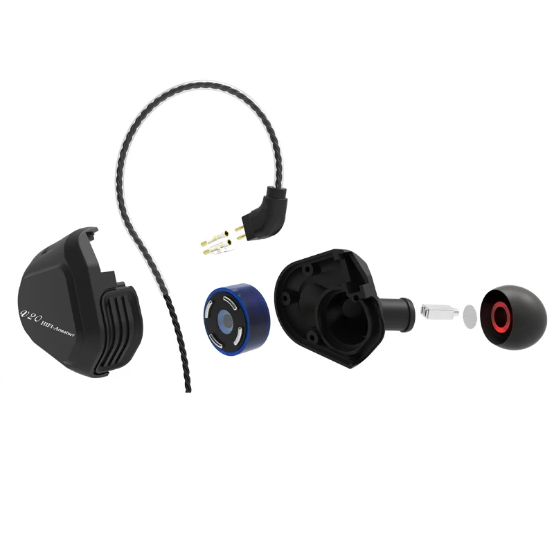 TRN V20 DD + BA гибридные технологические наушники HIFI DJ монитор для бега спортивные 3 5