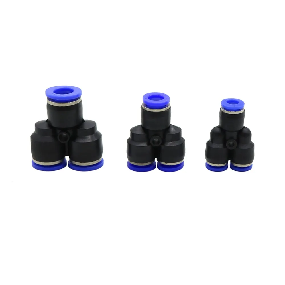 

Y Type Slip Lock Quick Connectors 6mm 8mm 10mm Hose Splitters Garden Water Agriculture Irrigation Quick Coupling Connector 100pc
