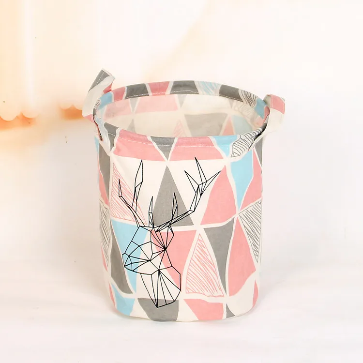 1 шт. прочные корзины для хранения хлопковые льняные складные белья игрушки и