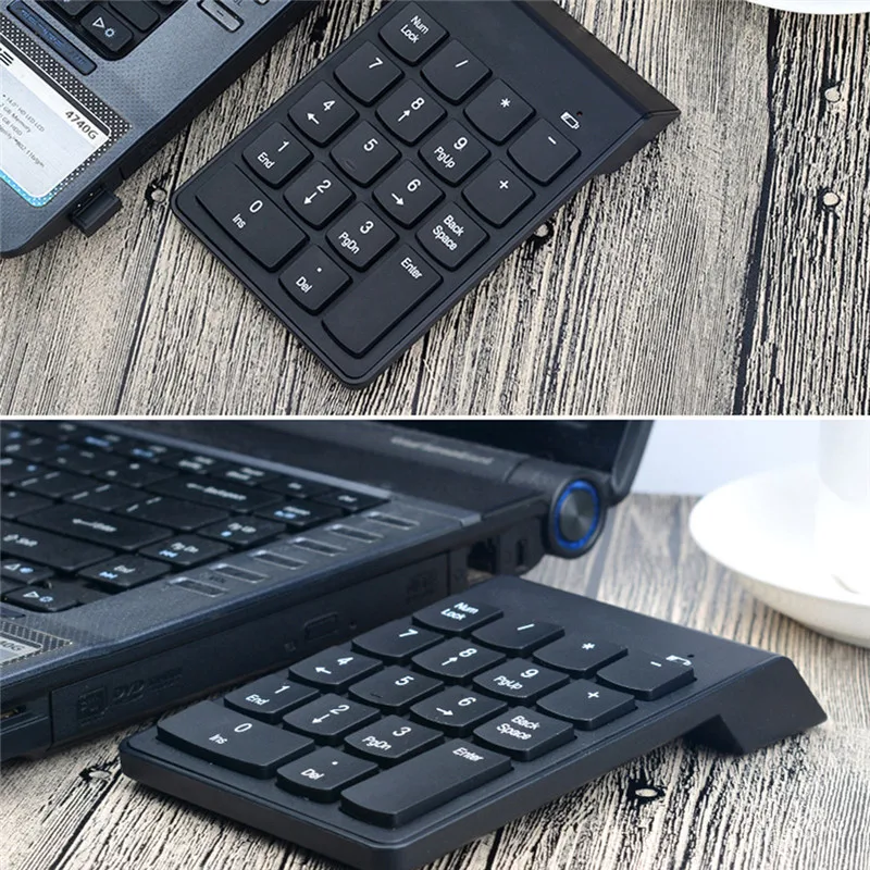 CAPRPIE 2 4G Беспроводная мини USB 18 клавиш Pad цифровая клавиатура с номером клавиатуры
