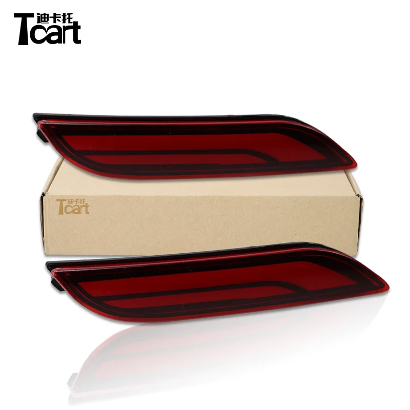 

Tcart 1Pair LED Stop Lamp Driving Lights Rear Bumper Reflector Warning Tail Brake Stop Signal Light For Toyota Camry 2018 2019