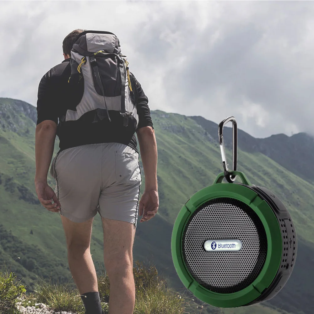Мини Bluetooth динамик портативный водонепроницаемый беспроводной с громкой связью