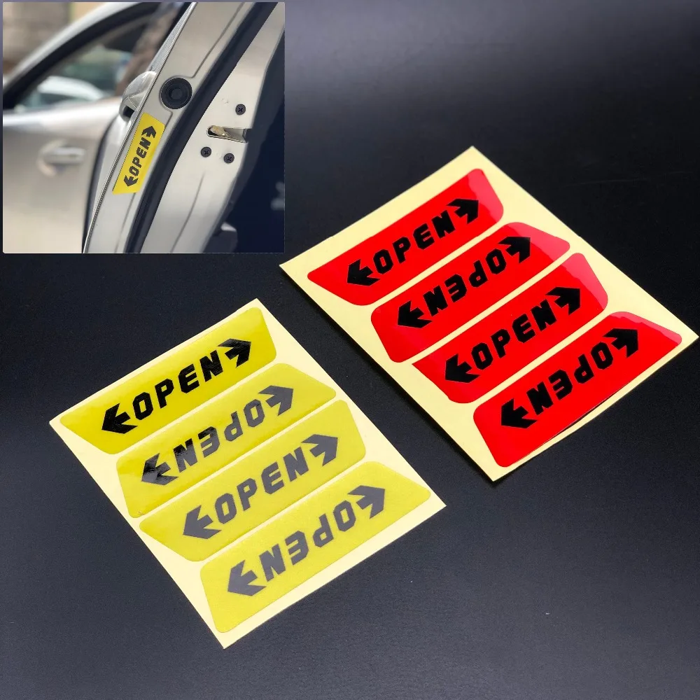 Автомобильная дверь открывающая предупреждающий стикер безопасности для Citroen C1