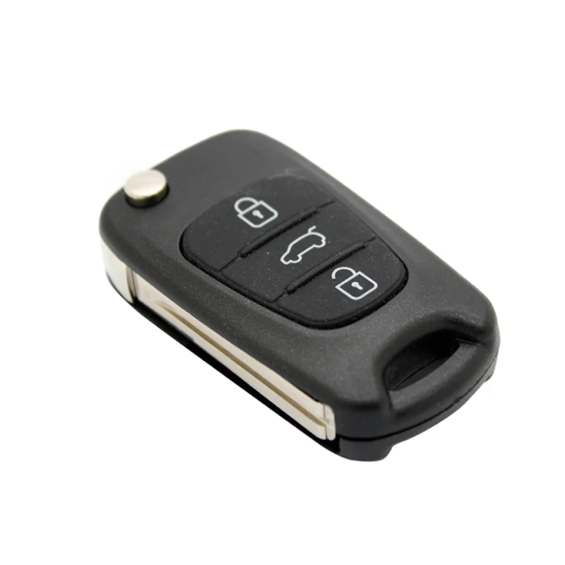 

New 3 Buttons Flip Remote Key Shell For Hyundai I30 IX35 Folding Remote Key Case with Logo