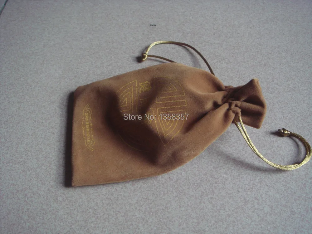 100 шт Высокое качество бархатные ювелирные изделия Сумки на шнурке заказ 10*12 см