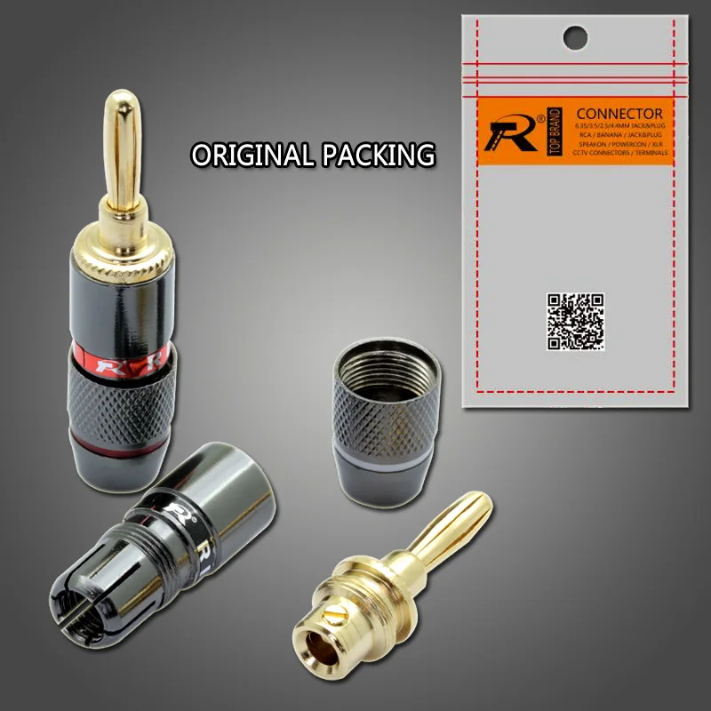 4 шт./2 пары разъём R штекеры типа банан|Соединители| |