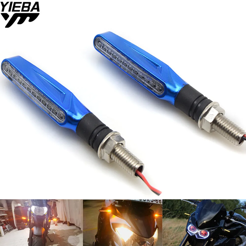 Универсальный мотоцикл 12В Светодиодные указатели поворота для yamaha YZ426F/450F YZ250X