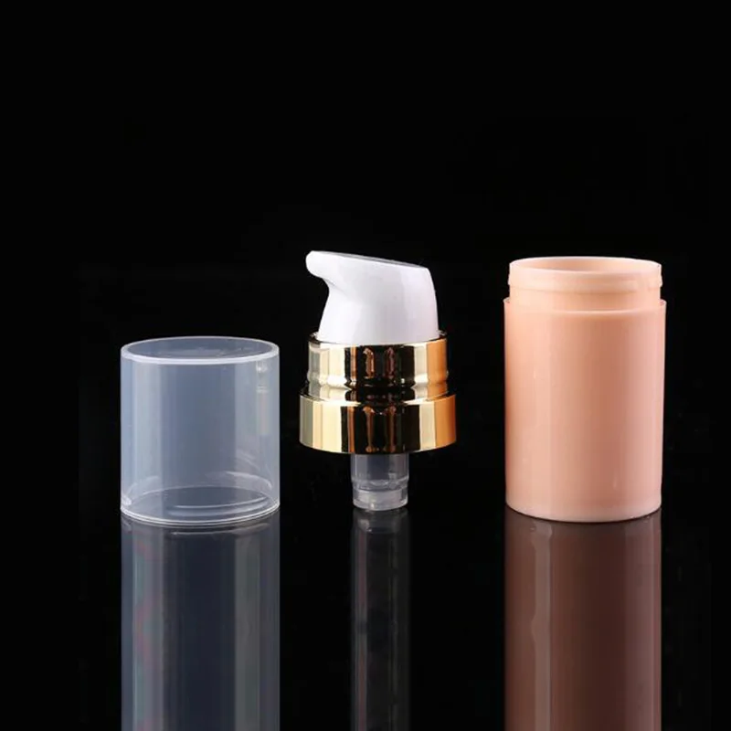 50pcs 5ml 10ml 15ml Airless Lotion Cream Pump Bottle Small Travel Cosmetic Skin Care Plastic Container Dispenser | Красота и здоровье