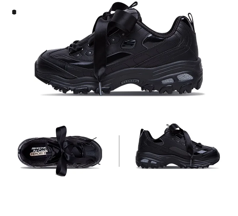 Skechers/Женская обувь; D'lites; повседневная обувь на платформе для женщин; женская обувь на платформе; кроссовки; zapatillas mujer; 11976-WGD