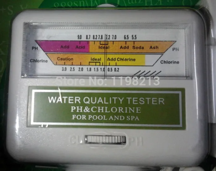 Портативный PH метр тестер качества воды CL2 уровня хлора для бассейна спа PC101|tester