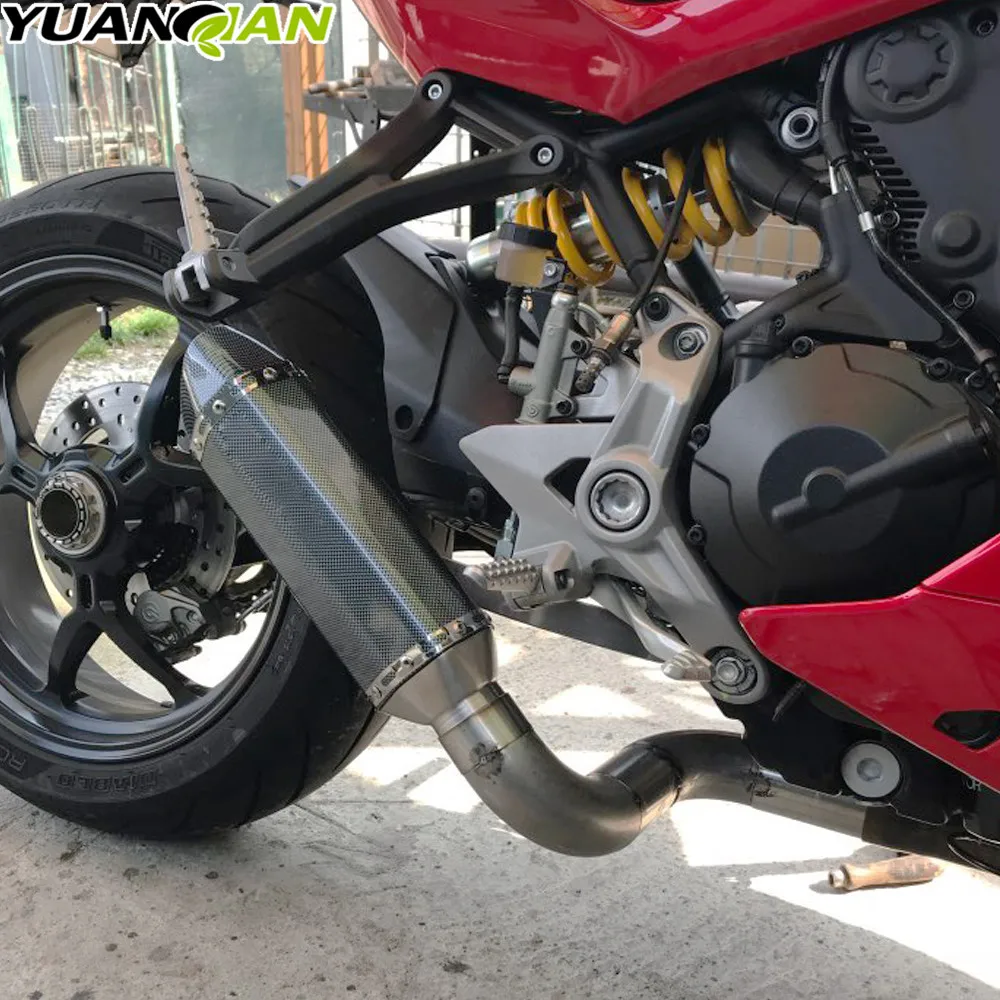 Универсальная волоконная выхлопная труба мотоцикла глушитель выхлопной трубы