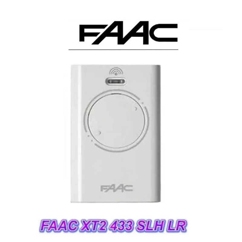 Пульт дистанционного управления для FAAC XT2 433 SLH LR(XT2 433 SLH), белый 433,92 МГц плавающий код, не поддерживает клонирование